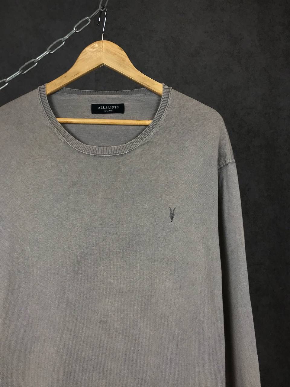 Allsaints Allsaints luxury streetwear sweatshirt Size US XL / EU 56 / 4 - 2 Thumbnail