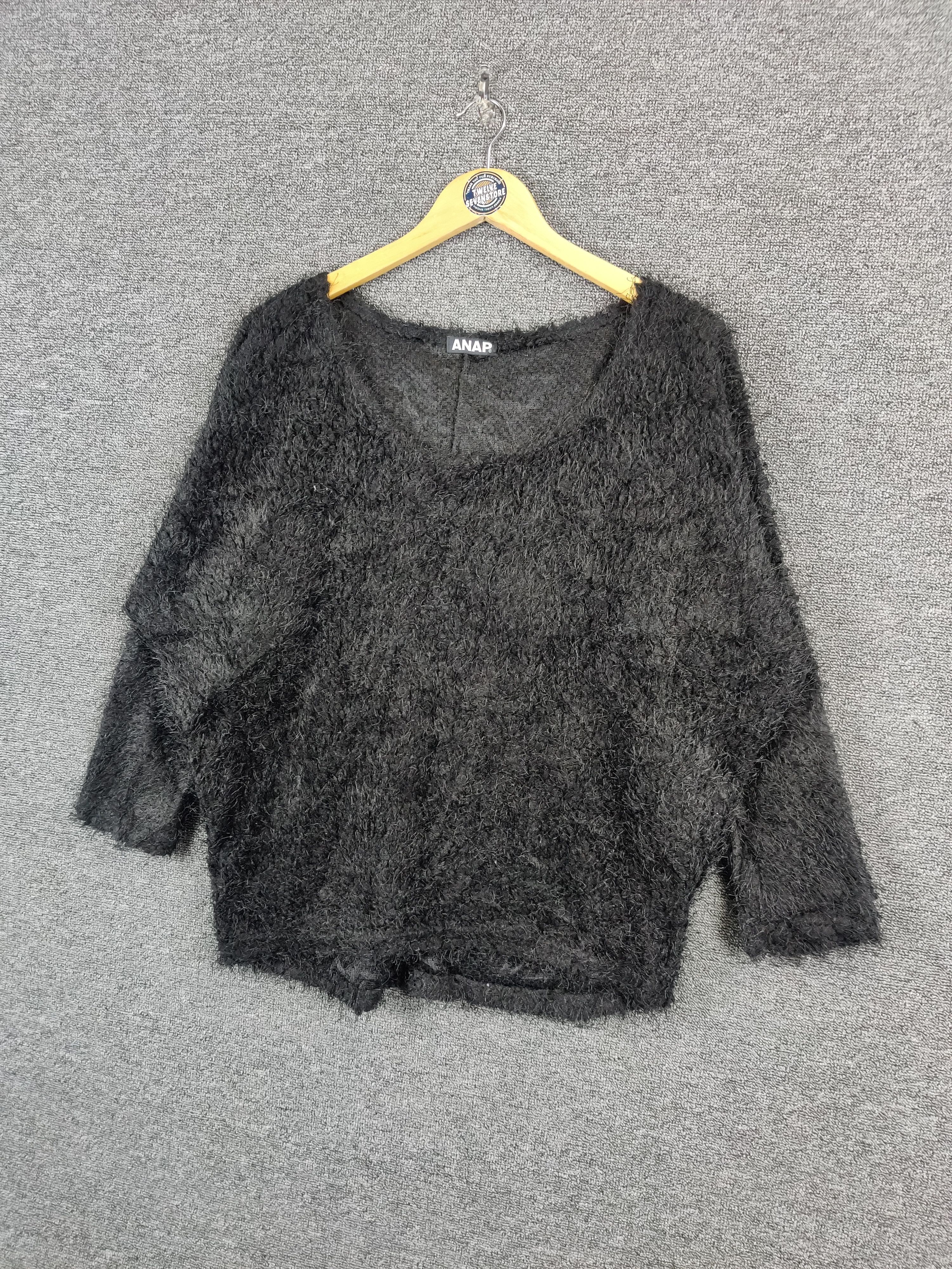 Japanese Brand Vintage Japanese Brand Anap Women Sweater Mohair Size XXL / US 16-18 / IT 52-54 - 2 Thumbnail