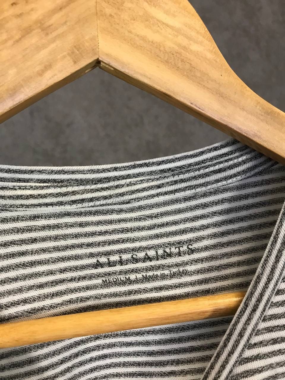 Allsaints Allsaints luxury streetwear stripes tee Size US M / EU 48-50 / 2 - 4 Thumbnail