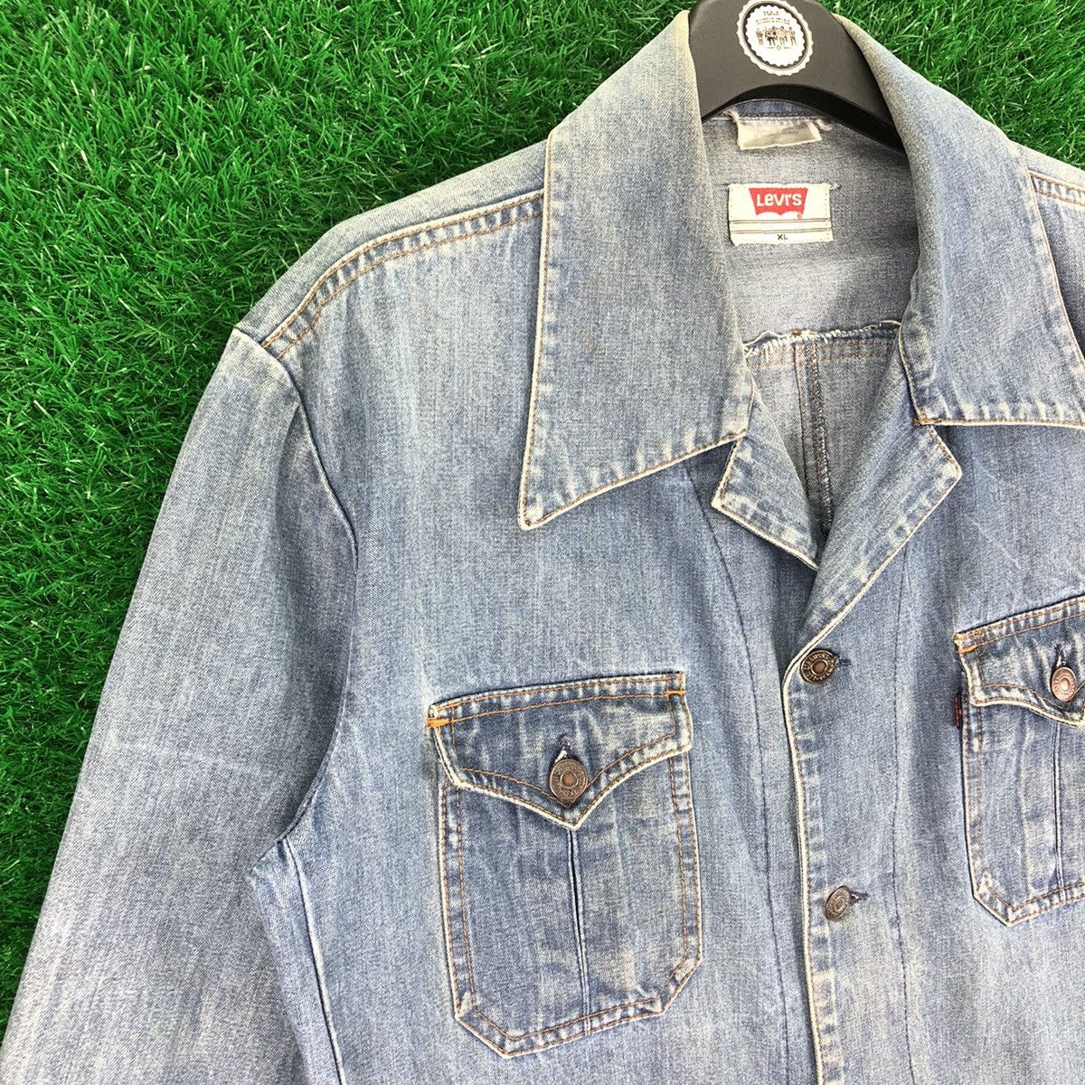 Vintage Vintage Levis Safari Shirt Denim Jacket Grailed