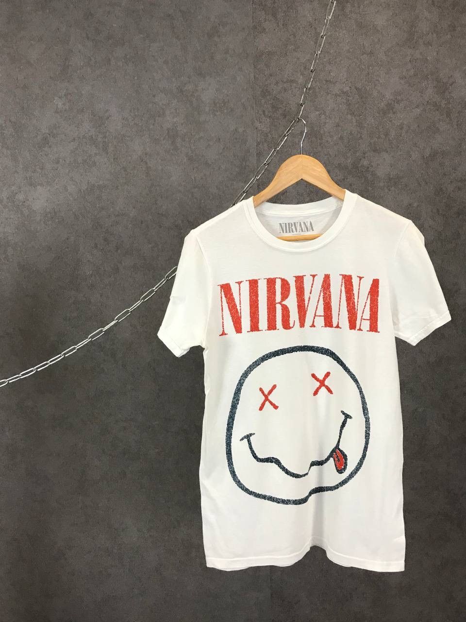 Band Tees × Nirvana Nirvana Smile rock band tee Size US S / EU 44-46 / 1 - 1 Thumbnail