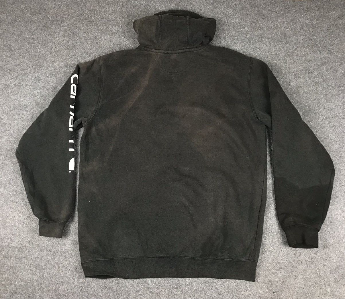Carhartt × Carhartt Wip × Vintage Very Rare Sunfaded Distressed Carhartt Hoodie Size US L / EU 52-54 / 3 - 2 Thumbnail
