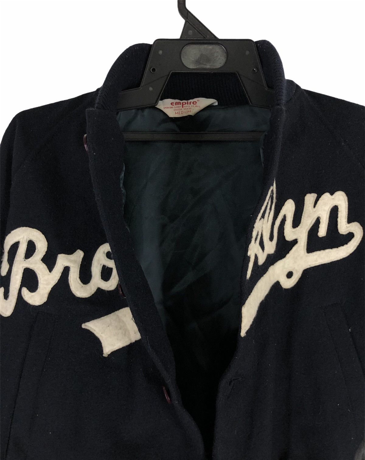 Empyre × Japanese Brand Vintage Empire Brooklyn Union Made Varsity Jacket wool cw21 Size US M / EU 48-50 / 2 - 4 Thumbnail