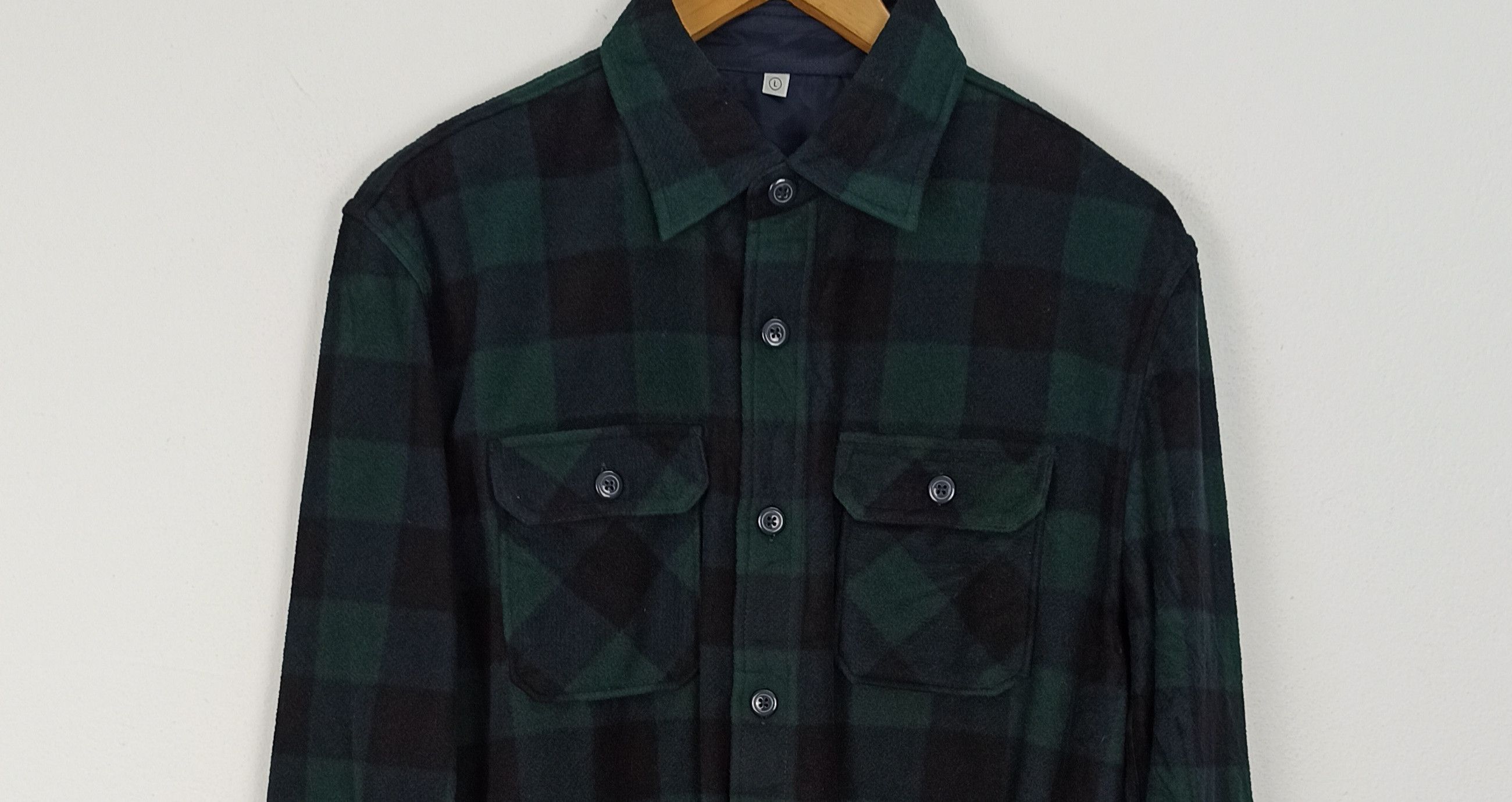 Other Uniqlo Flannel Green Colour Good Condition used Size US L / EU 52-54 / 3 - 2 Thumbnail