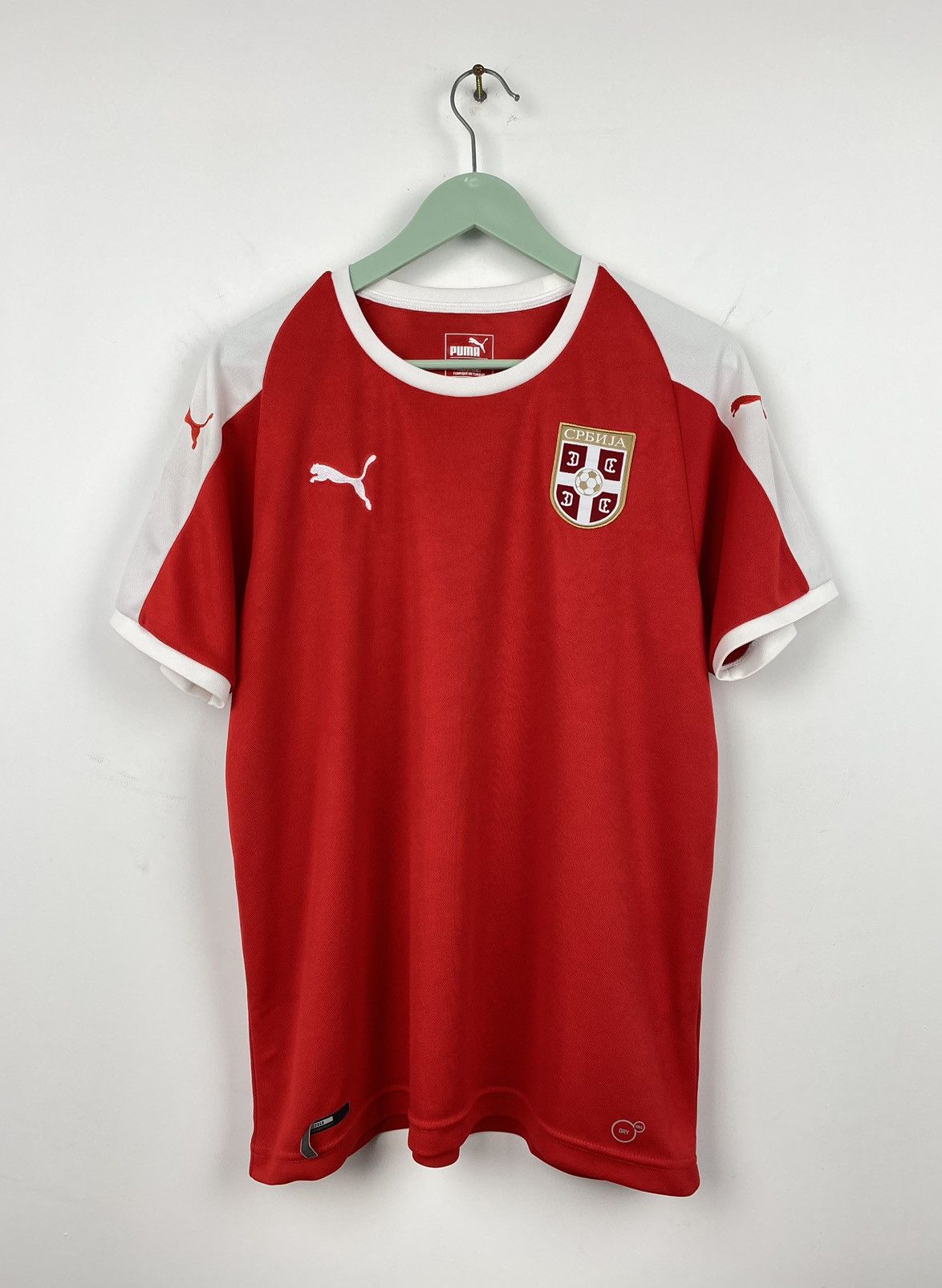 Puma Serbia 2018 2019 Football Soccer Shirt Jersey Italy France Size US M / EU 48-50 / 2 - 1 Thumbnail