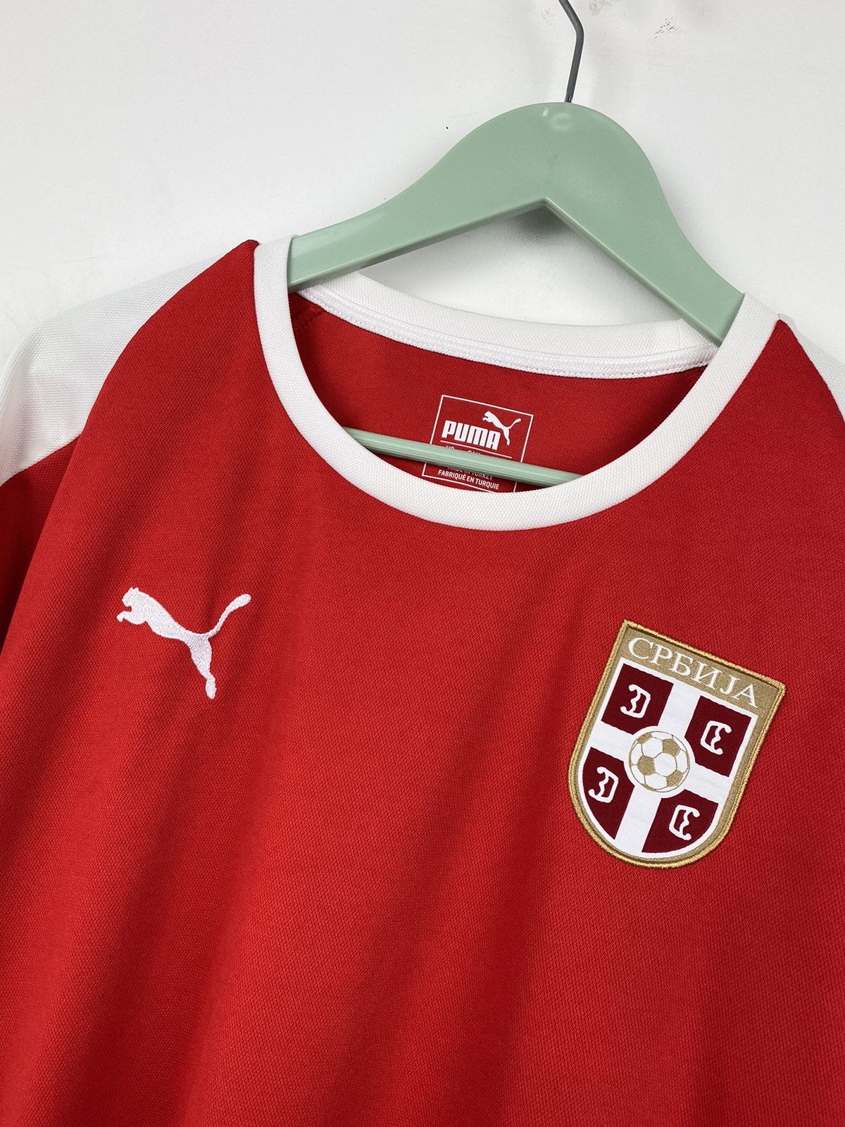 Puma Serbia 2018 2019 Football Soccer Shirt Jersey Italy France Size US M / EU 48-50 / 2 - 2 Thumbnail