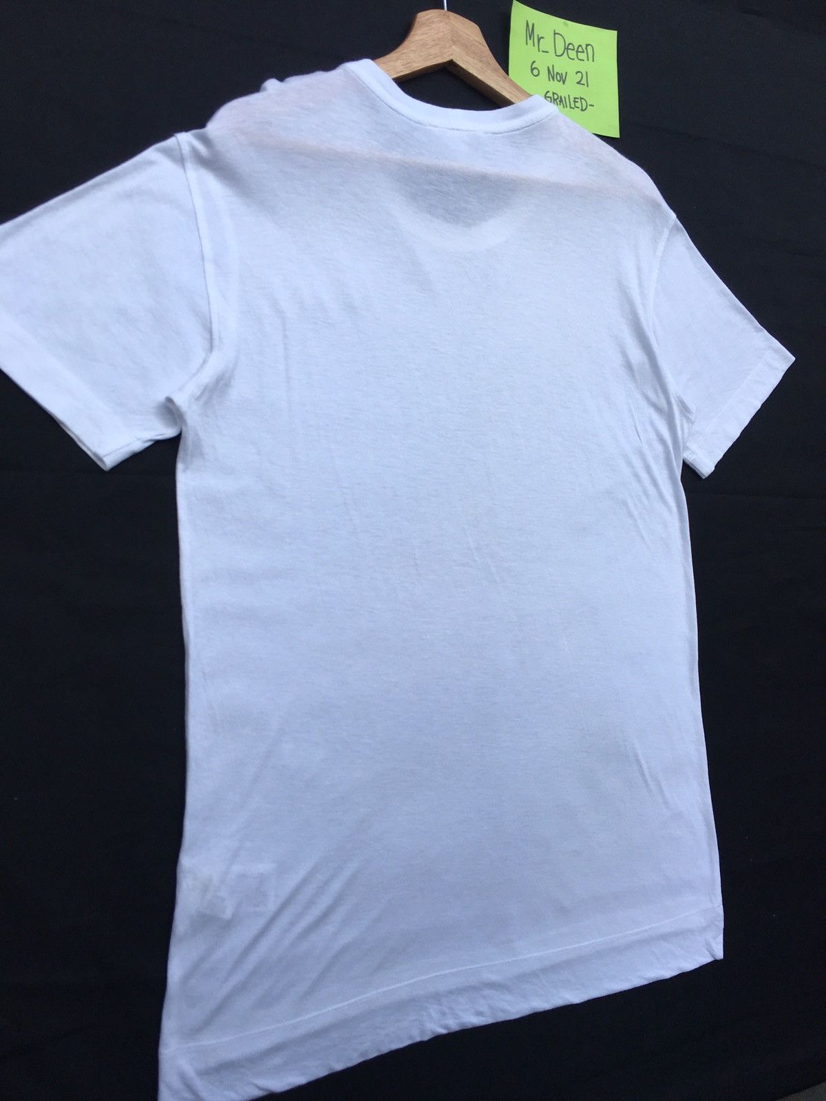 Helmut Lang Rarest Helmut Lang Silver Printed White Tshirt Size US M / EU 48-50 / 2 - 17 Thumbnail