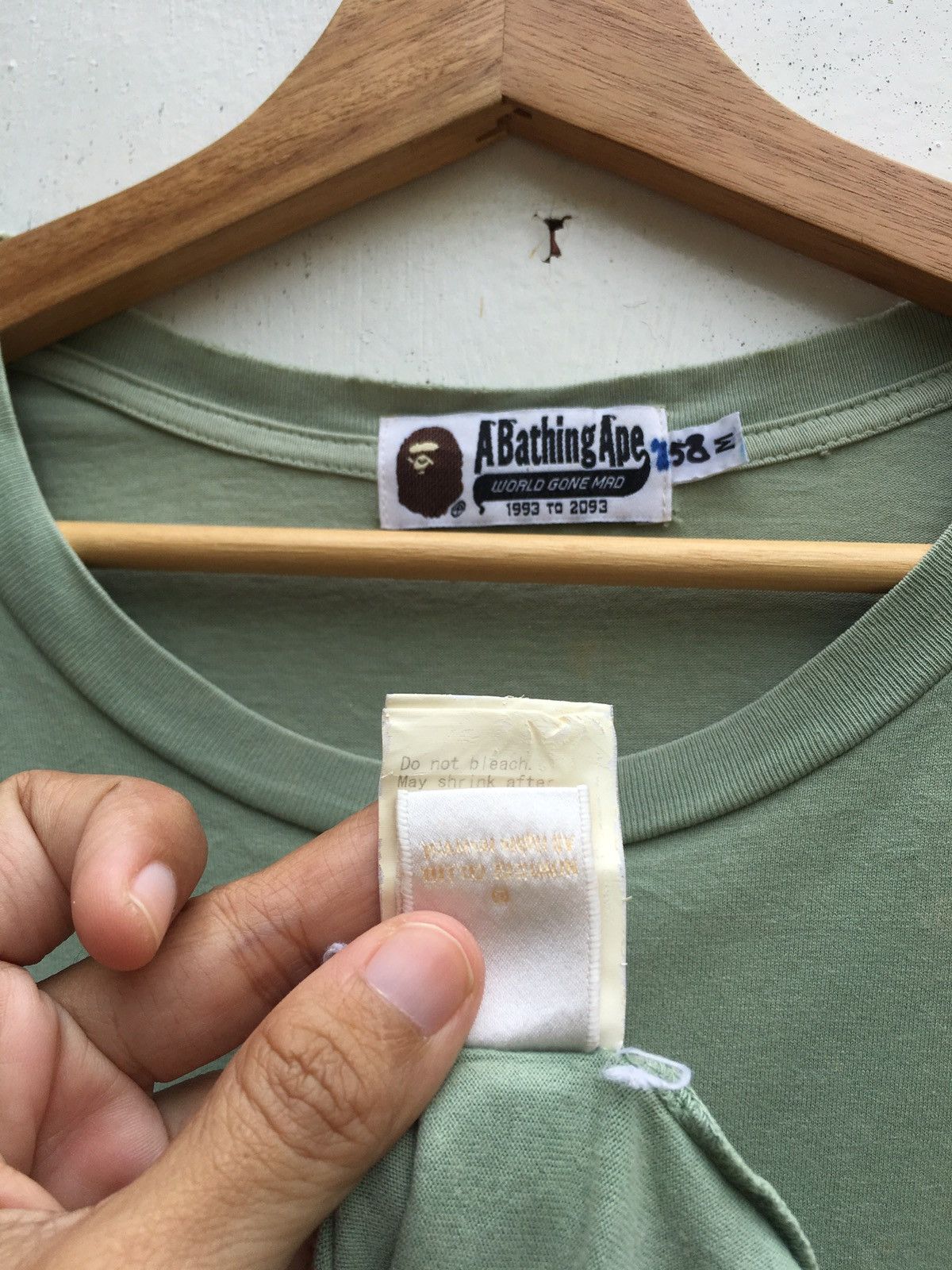 Bape Stripe Ape Head Tee Size US M / EU 48-50 / 2 - 19 Thumbnail