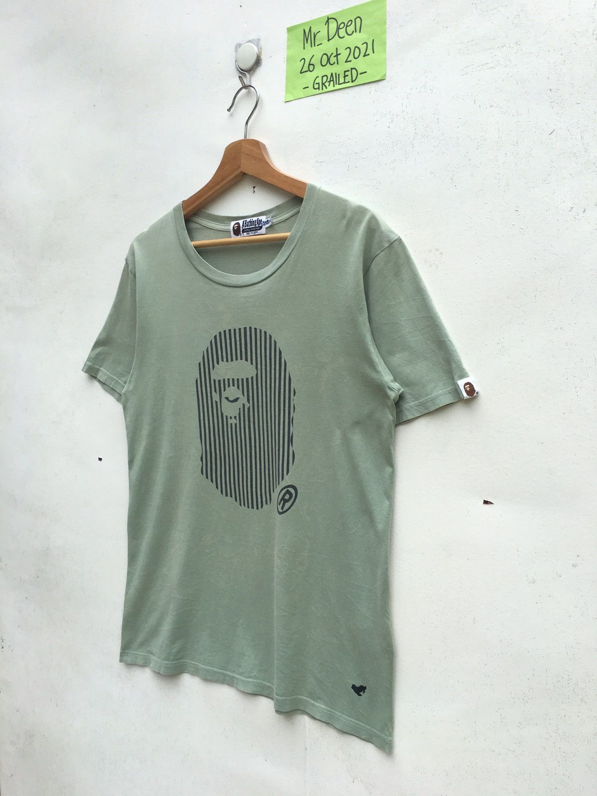 Bape Stripe Ape Head Tee Size US M / EU 48-50 / 2 - 4 Thumbnail