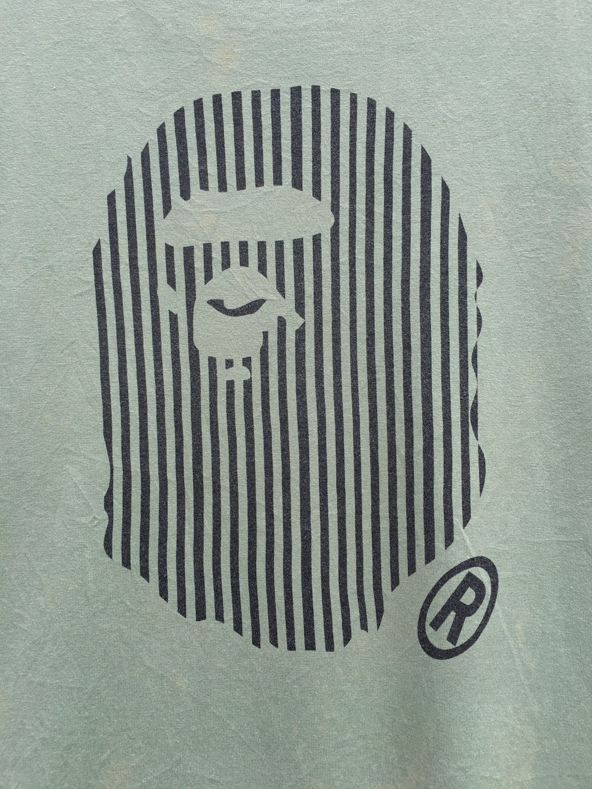 Bape Stripe Ape Head Tee Size US M / EU 48-50 / 2 - 6 Thumbnail