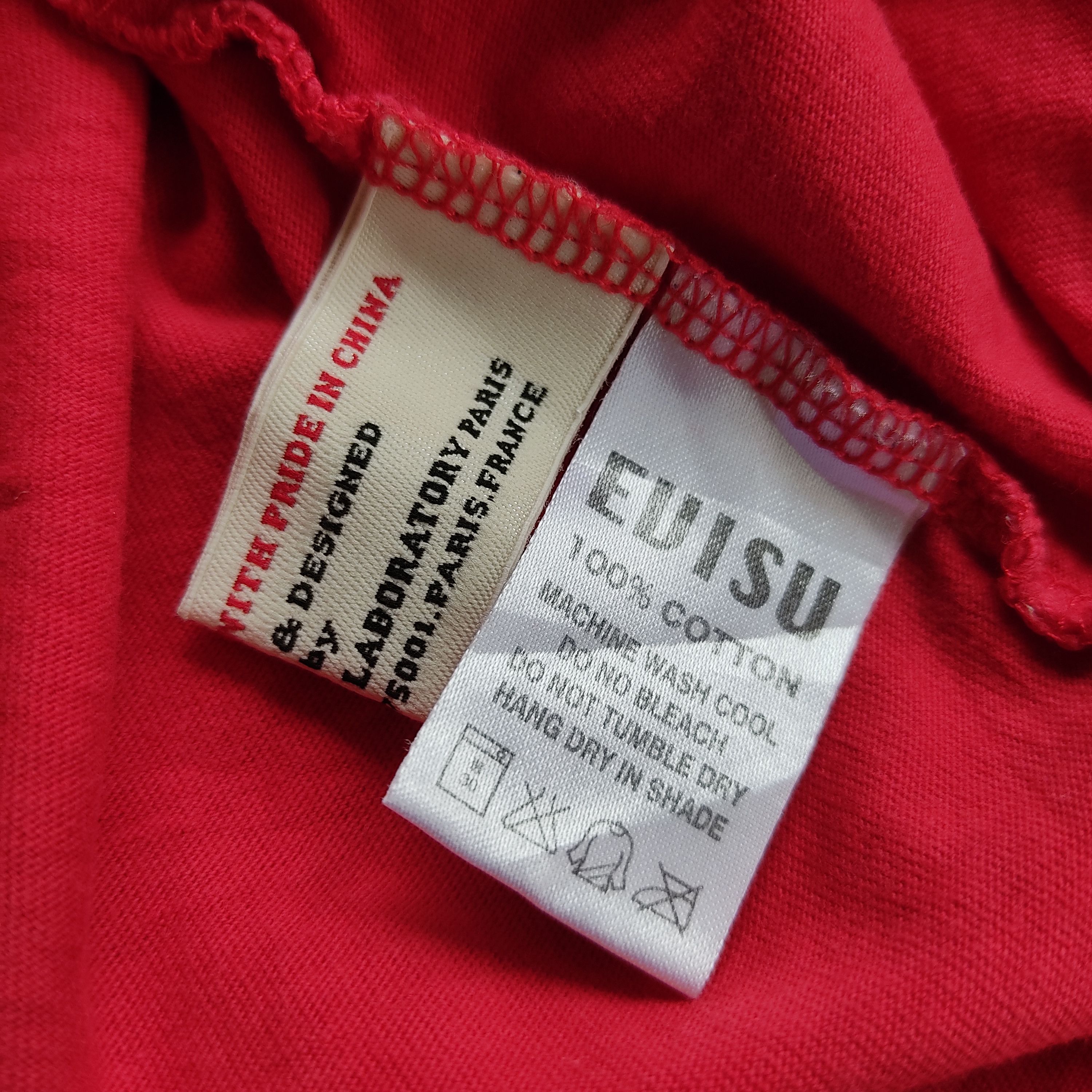 Evisu Evisu Big Logo Red T-shirts Backhit Graphics Size US M / EU 48-50 / 2 - 7 Thumbnail