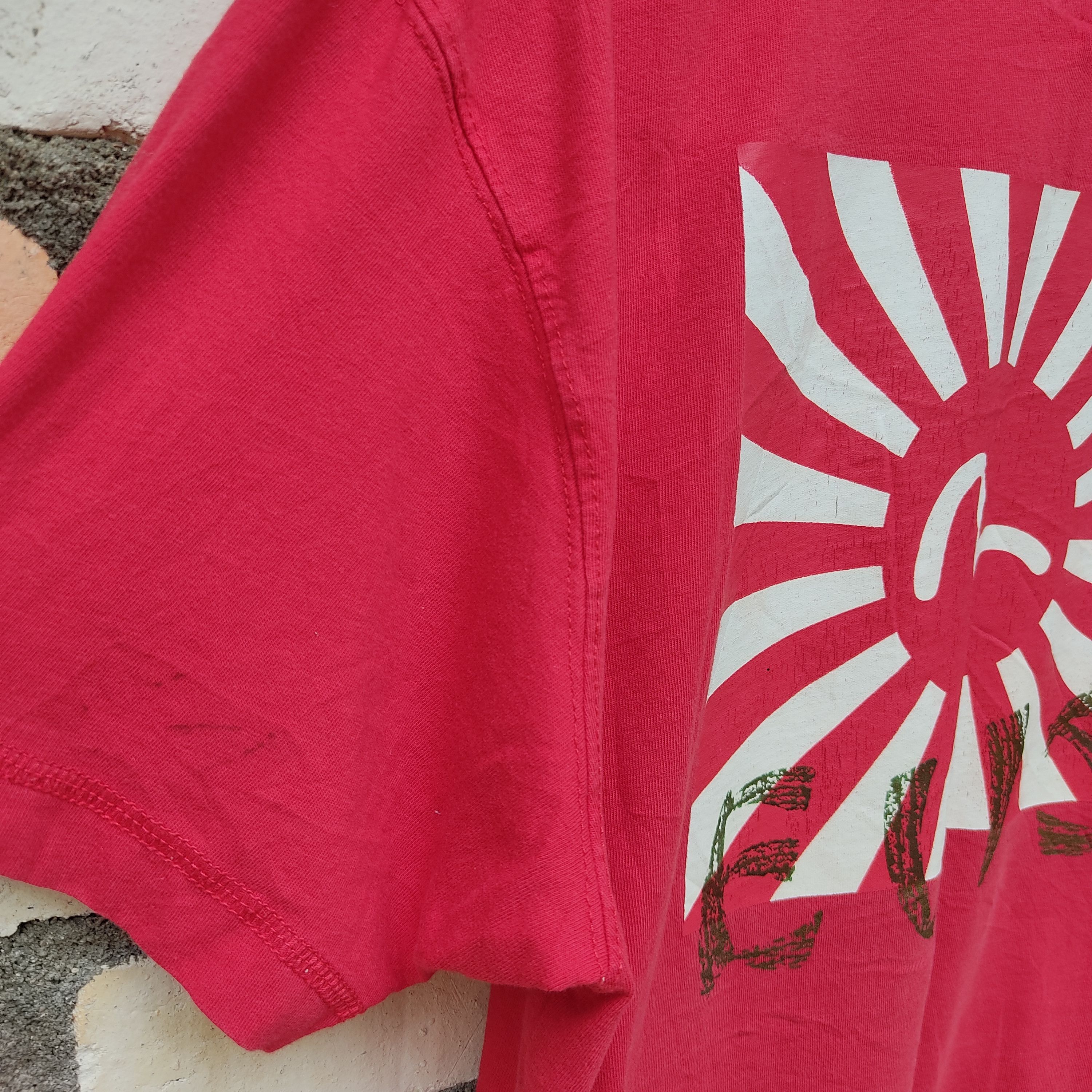 Evisu Evisu Big Logo Red T-shirts Backhit Graphics Size US M / EU 48-50 / 2 - 5 Thumbnail