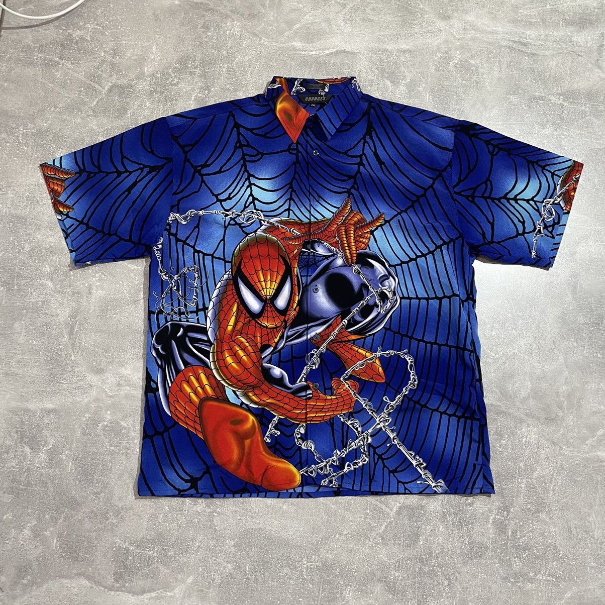 Changes VTG Men's XL Spider Man Marvel store 2001