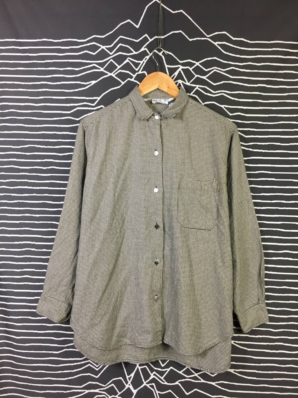 agnes b. Vtg Agnes B Made In France Button Up Longsleeve Shirt Size US XL / EU 56 / 4 - 1 Thumbnail