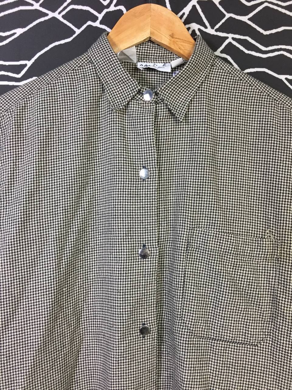 agnes b. Vtg Agnes B Made In France Button Up Longsleeve Shirt Size US XL / EU 56 / 4 - 3 Thumbnail