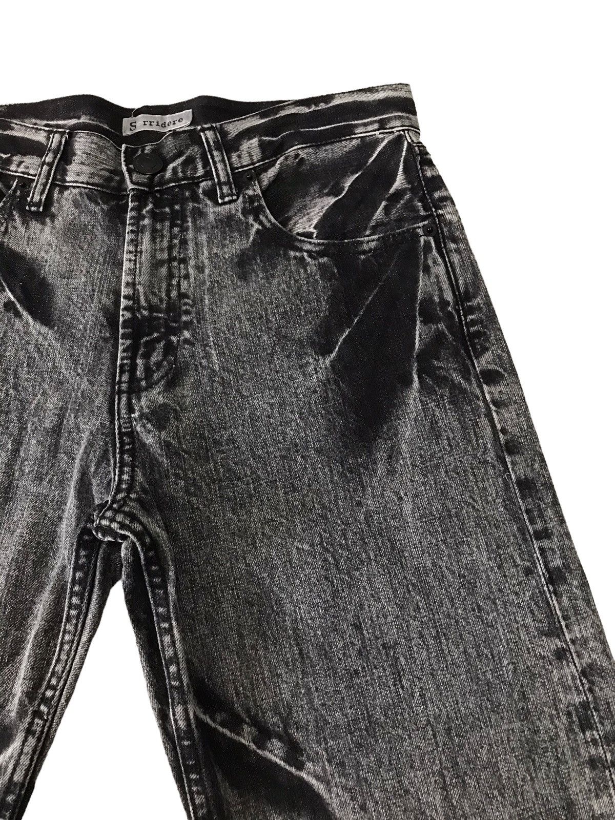 Japanese Brand Nice Design 😎 Sorridere Acid Wash Thunder Distressed Denim Size US 30 / EU 46 - 8 Thumbnail