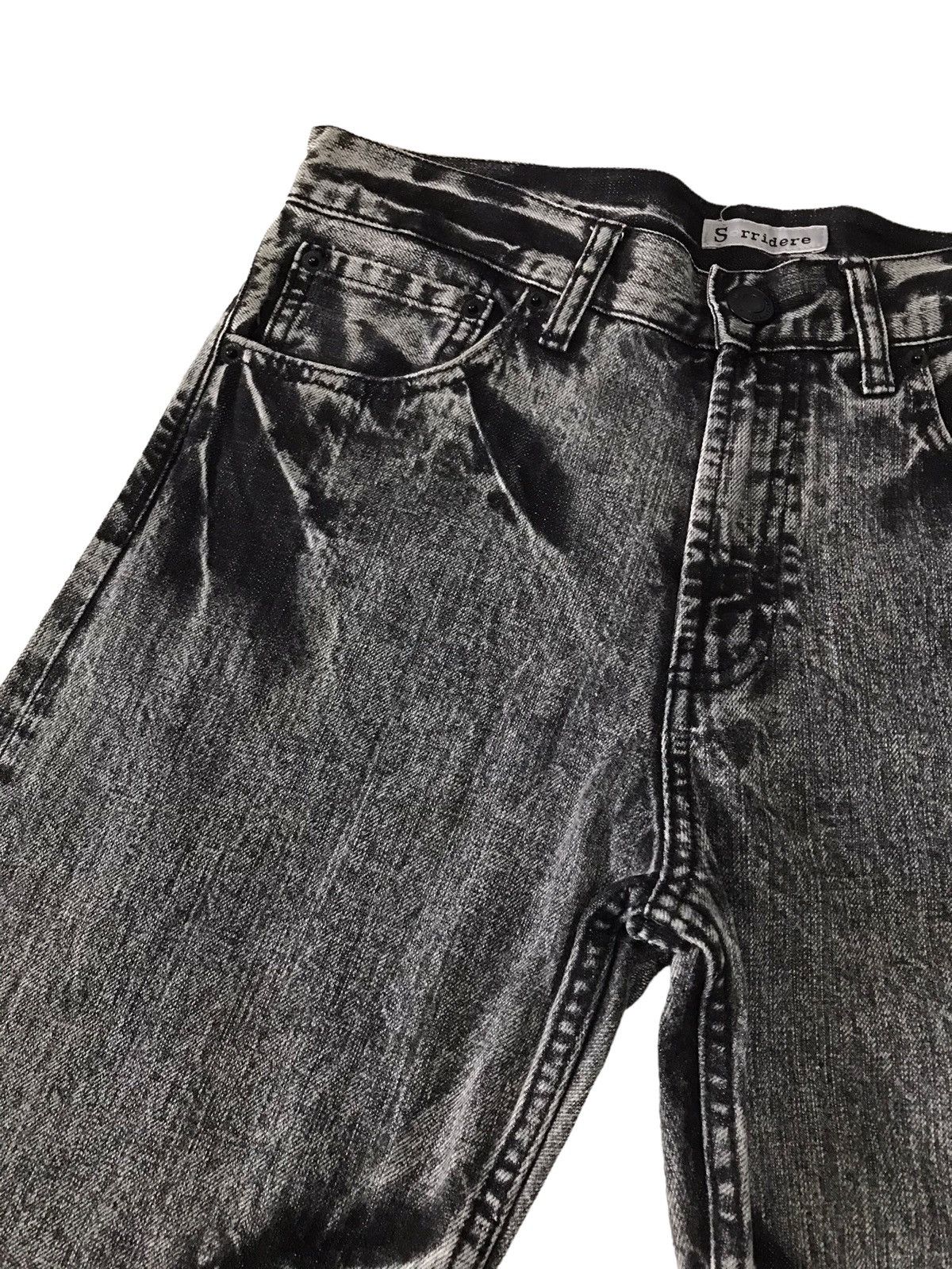 Japanese Brand Nice Design 😎 Sorridere Acid Wash Thunder Distressed Denim Size US 30 / EU 46 - 9 Thumbnail