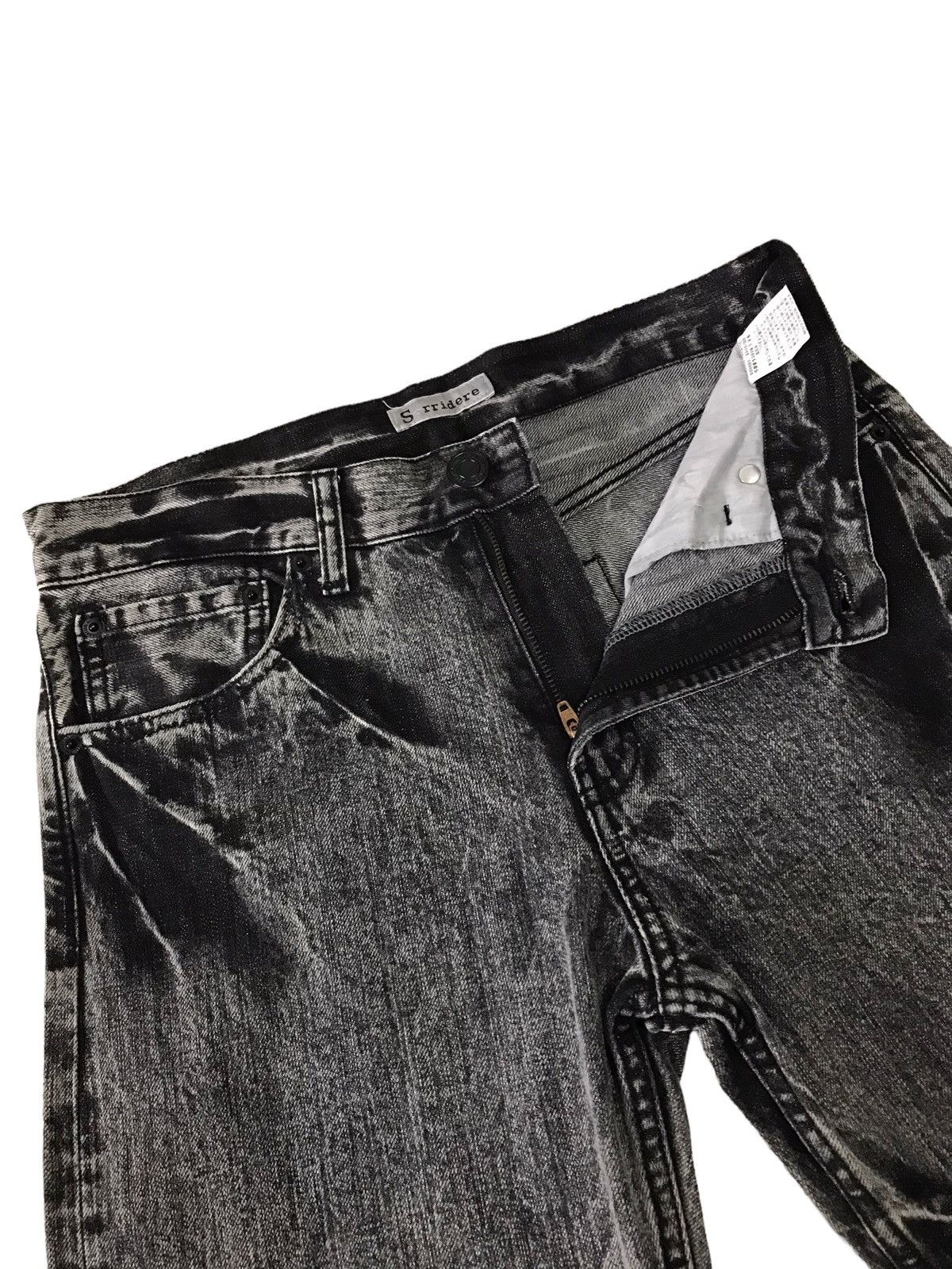 Japanese Brand Nice Design 😎 Sorridere Acid Wash Thunder Distressed Denim Size US 30 / EU 46 - 10 Thumbnail