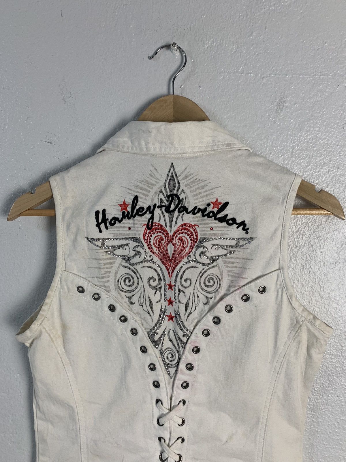 Harley Davidson Harley Davidson Women Vest Size S / US 4 / IT 40 - 4 Thumbnail