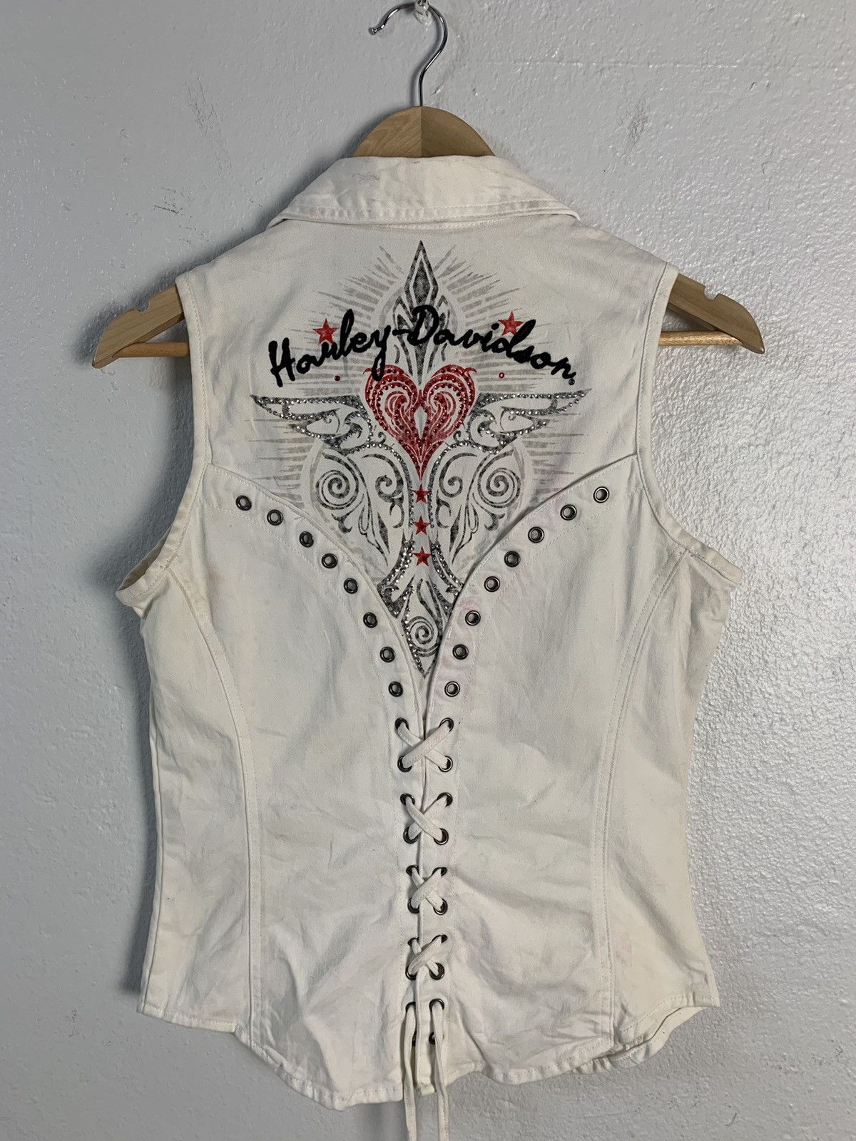 Harley Davidson Harley Davidson Women Vest Size S / US 4 / IT 40 - 1 Thumbnail