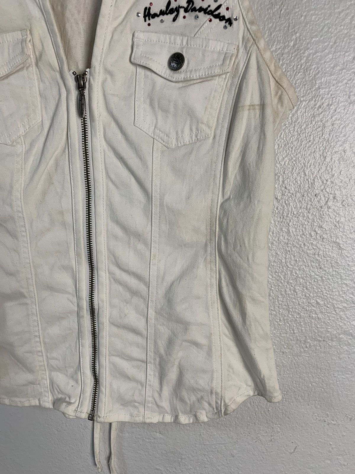 Harley Davidson Harley Davidson Women Vest Size S / US 4 / IT 40 - 10 Thumbnail