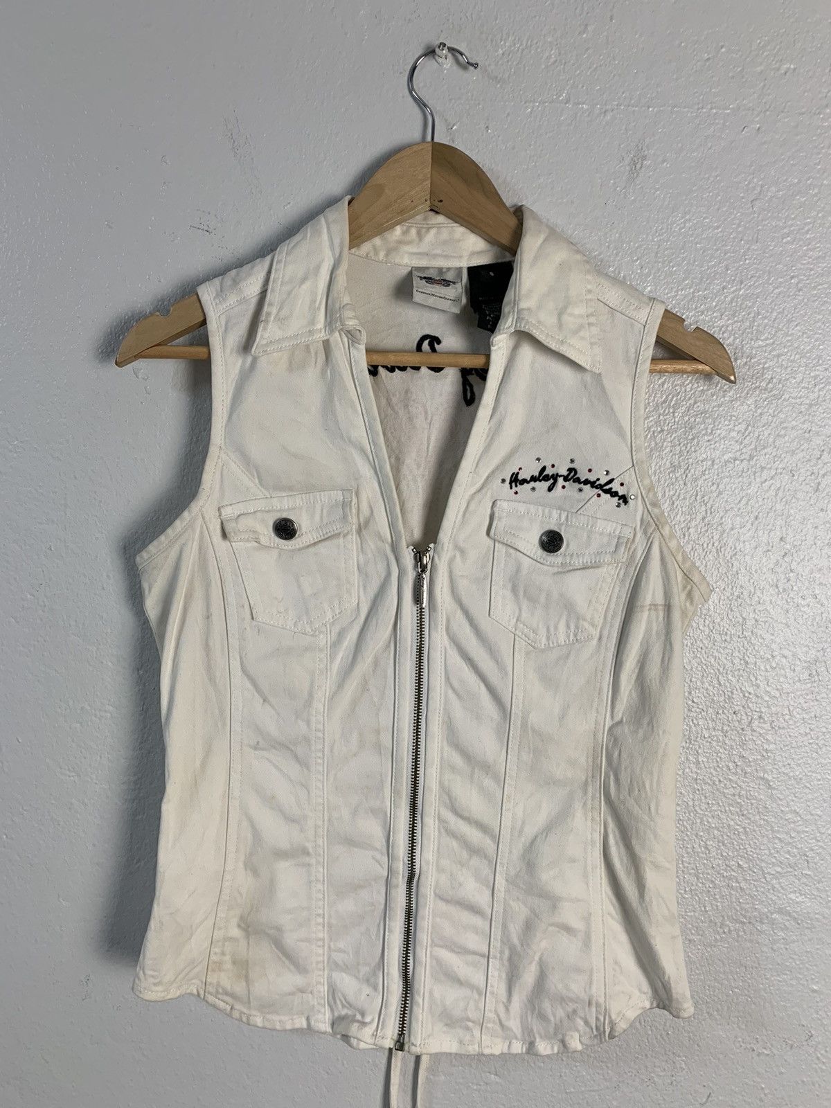 Harley Davidson Harley Davidson Women Vest Size S / US 4 / IT 40 - 9 Thumbnail