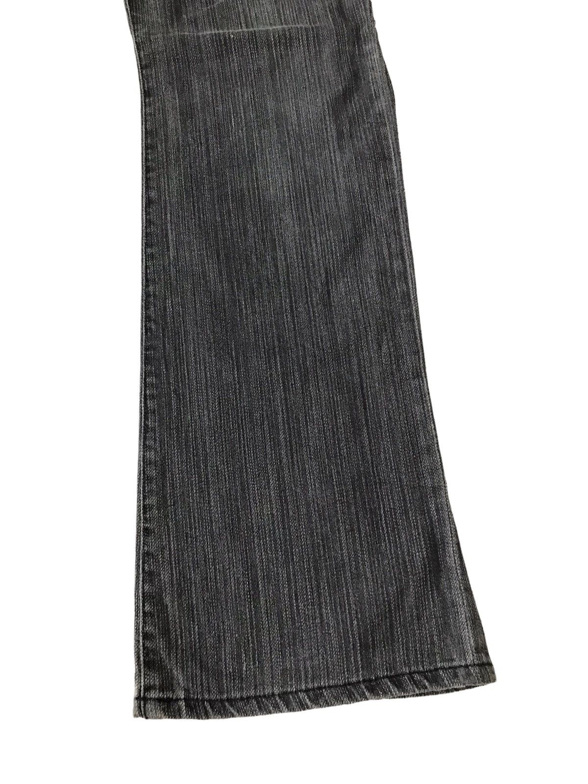 Japanese Brand Multi Pocket Blue Way Stripes Jeans Boot Cut Denim Size US 32 / EU 48 - 4 Thumbnail