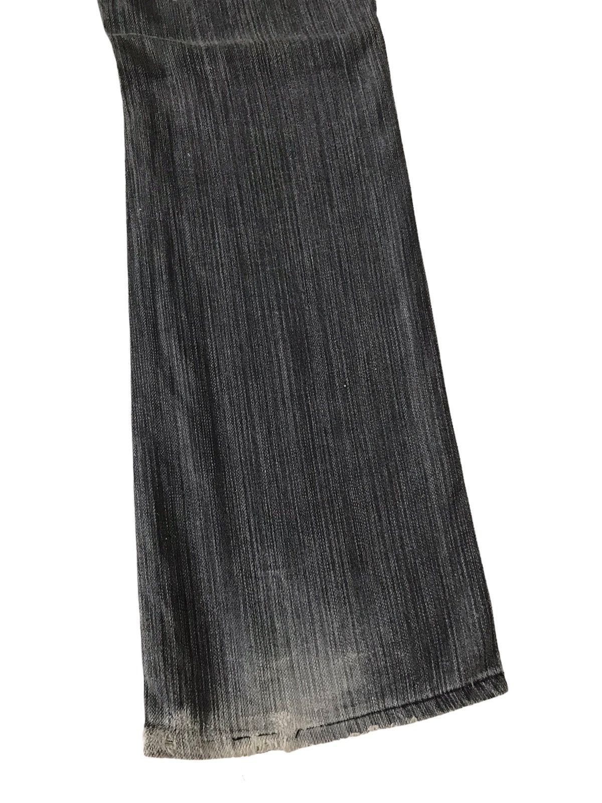 Japanese Brand Multi Pocket Blue Way Stripes Jeans Boot Cut Denim Size US 32 / EU 48 - 14 Thumbnail
