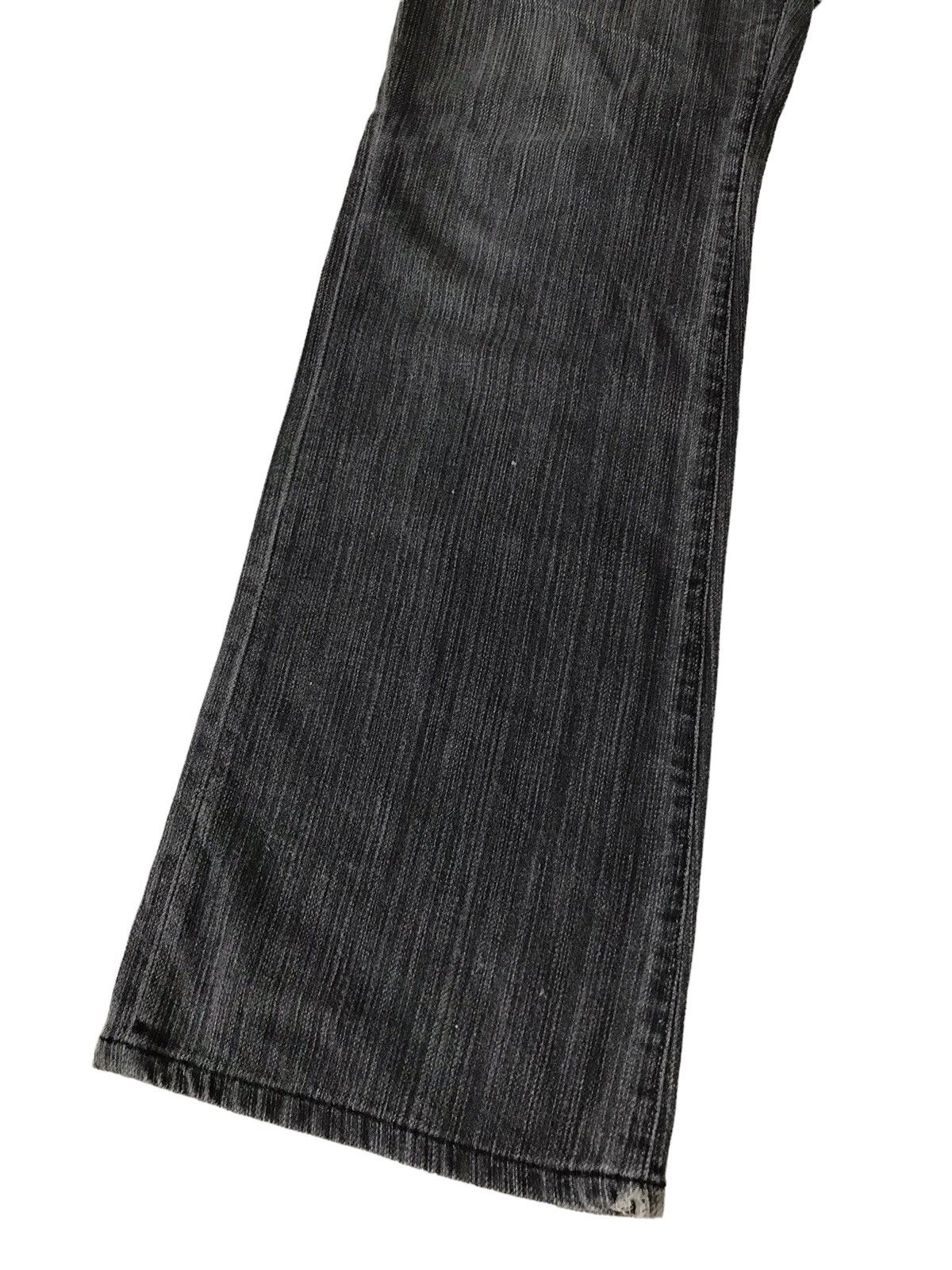 Japanese Brand Multi Pocket Blue Way Stripes Jeans Boot Cut Denim Size US 32 / EU 48 - 5 Thumbnail