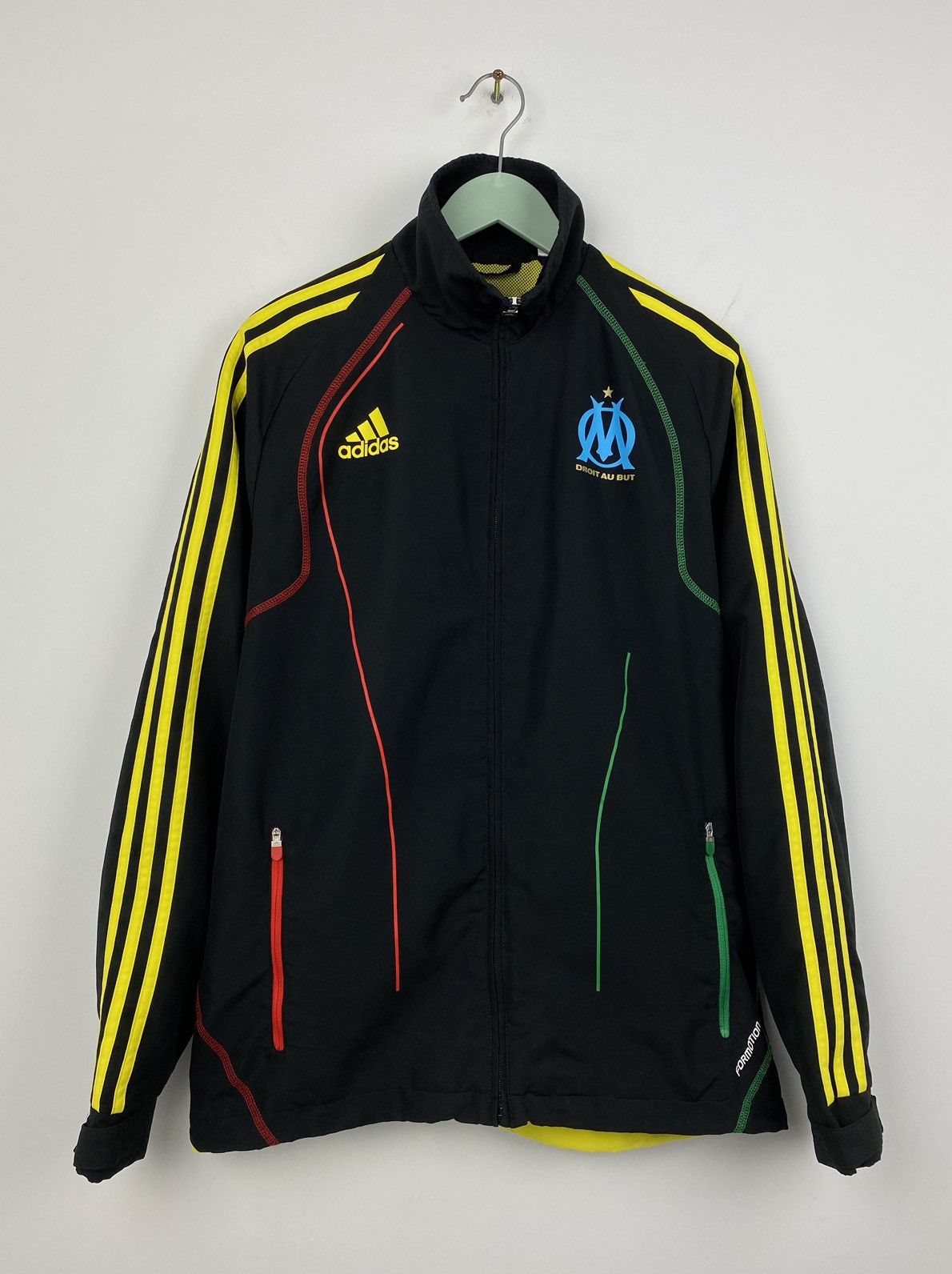Adidas Olympique de Marseille Training Football Jacket PSG Roma Size US M / EU 48-50 / 2 - 1 Thumbnail