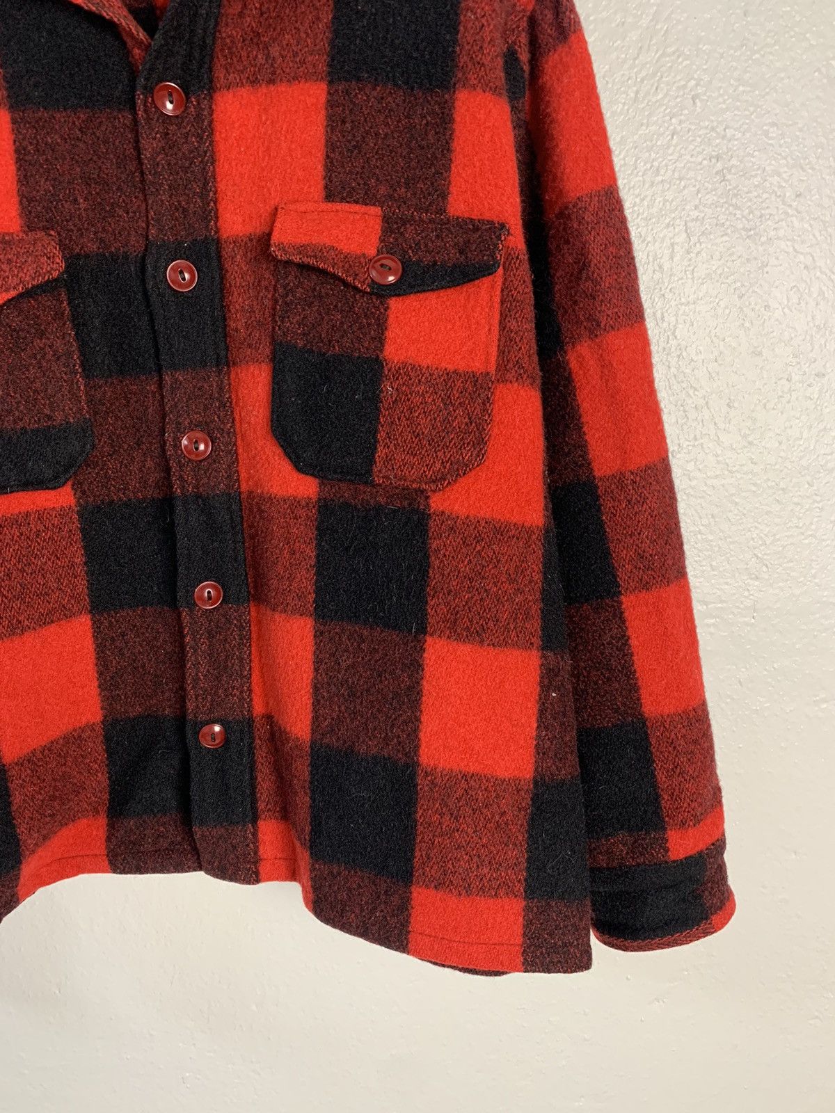 Vintage Vintage 70s Woolrich Plaid Jacket Size US L / EU 52-54 / 3 - 2 Thumbnail