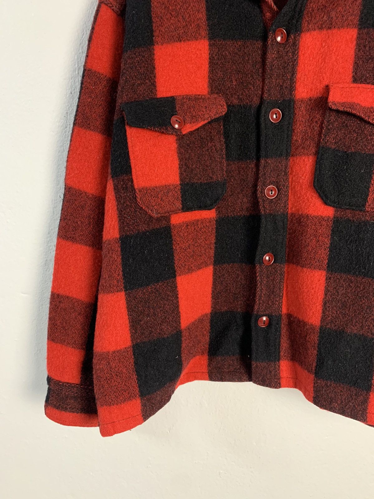 Vintage Vintage 70s Woolrich Plaid Jacket Size US L / EU 52-54 / 3 - 3 Thumbnail