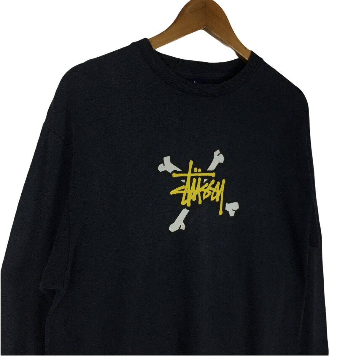 Stussy vintage stussy big logo long sleeve shirt Size US L / EU 52-54 / 3 - 3 Thumbnail