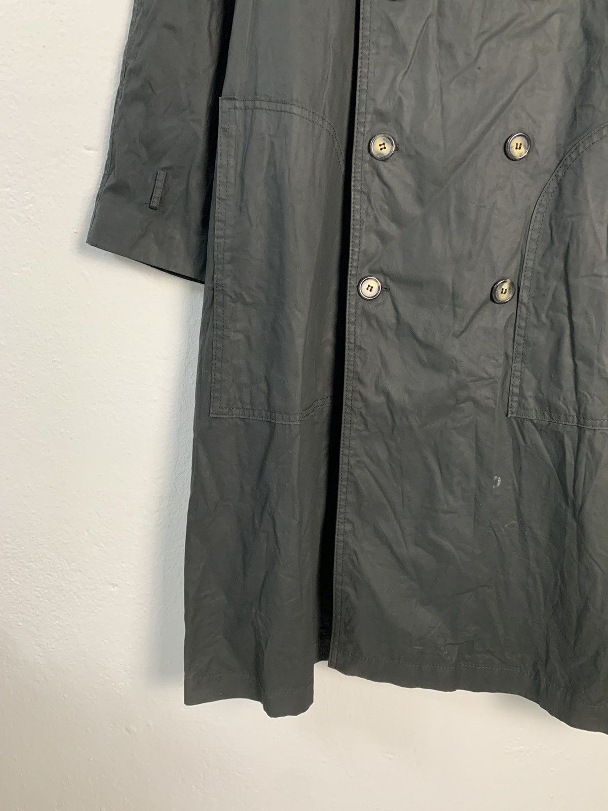 Vintage Vintage 80s Yves Saint Laurent Trench Coat Size US L / EU 52-54 / 3 - 3 Thumbnail