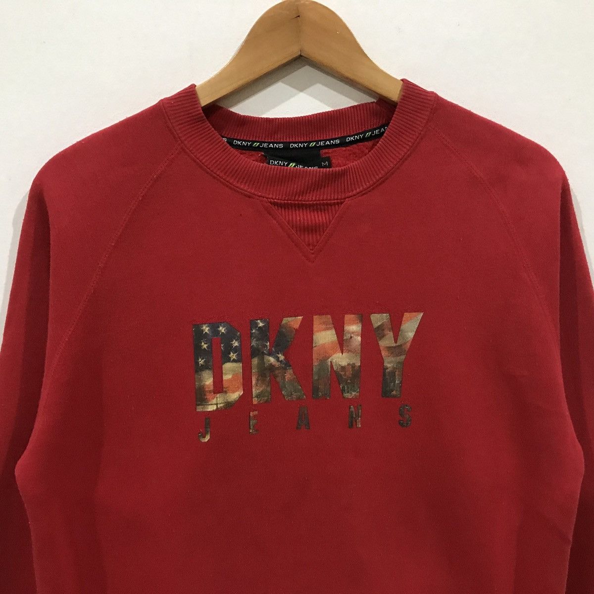 DKNY rare dkny jeans big logo jumper pullover sweatshirt Size US M / EU 48-50 / 2 - 2 Thumbnail