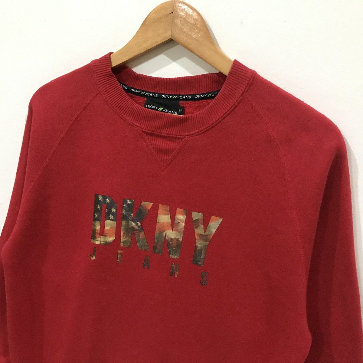 DKNY rare dkny jeans big logo jumper pullover sweatshirt Size US M / EU 48-50 / 2 - 4 Thumbnail