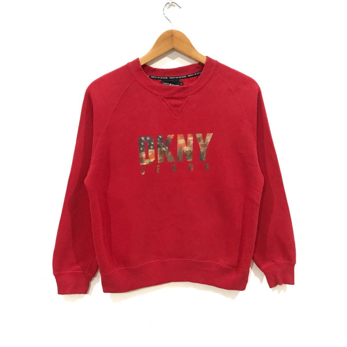 DKNY rare dkny jeans big logo jumper pullover sweatshirt Size US M / EU 48-50 / 2 - 1 Thumbnail