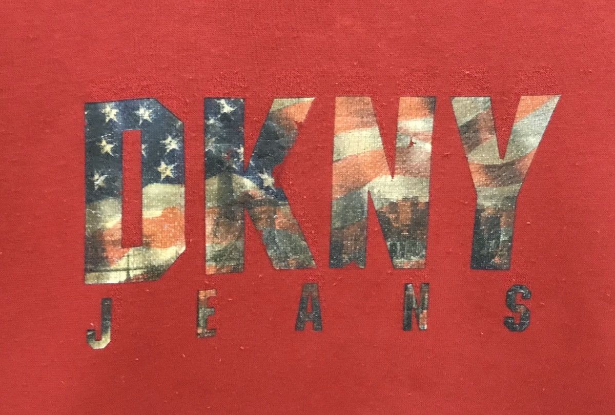 DKNY rare dkny jeans big logo jumper pullover sweatshirt Size US M / EU 48-50 / 2 - 5 Thumbnail
