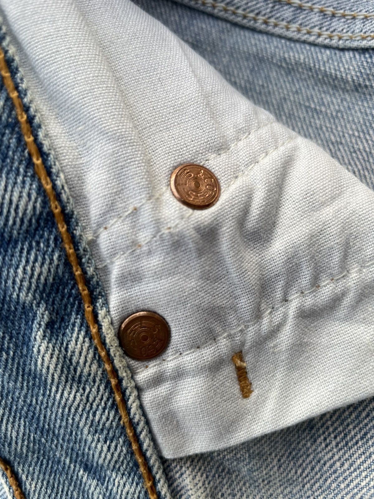 Levi's Levis 501 e 2000 Aging Distressed Denim Size US 32 / EU 48 - 17 Thumbnail