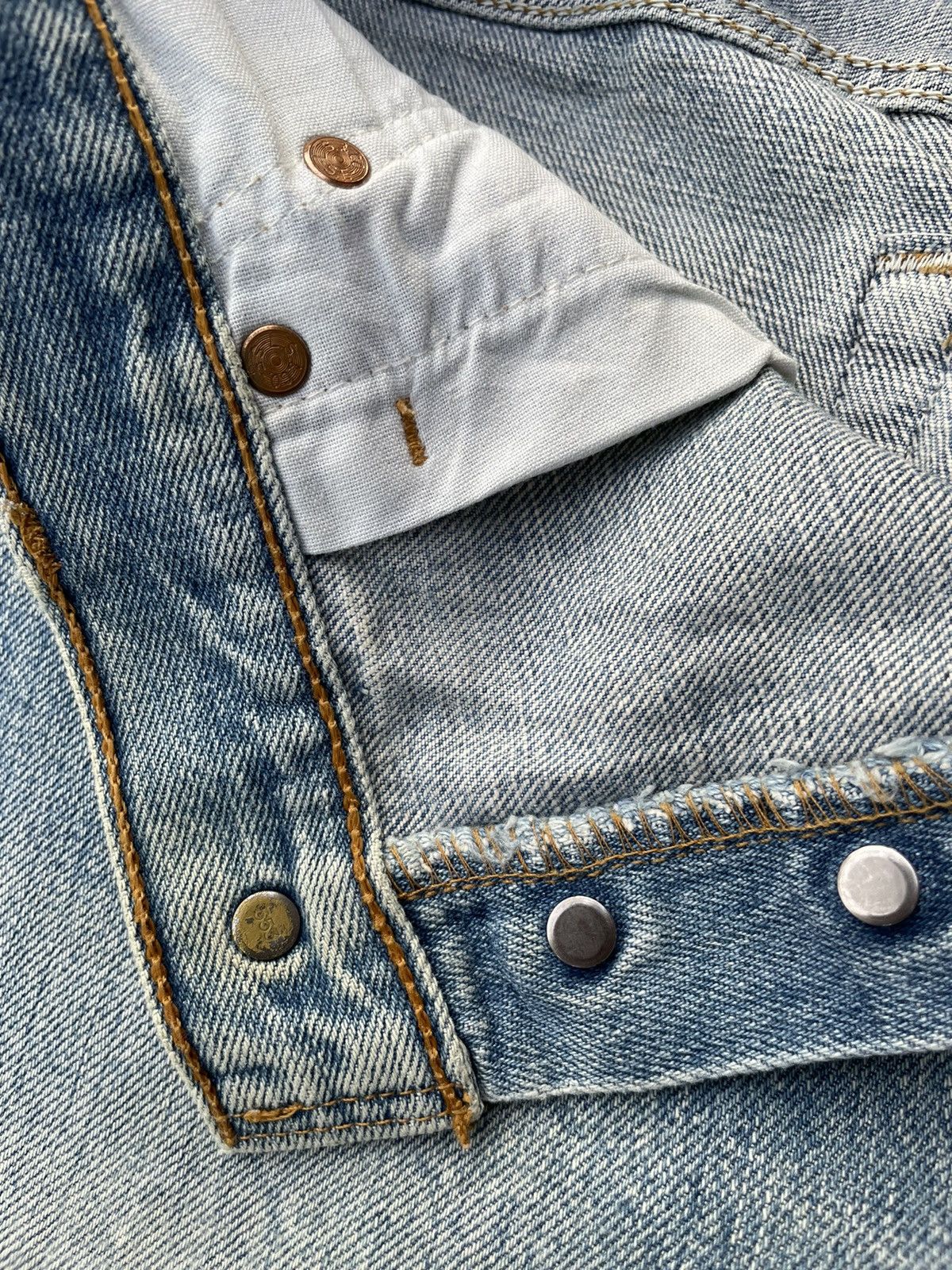 Levi's Levis 501 e 2000 Aging Distressed Denim Size US 32 / EU 48 - 20 Thumbnail