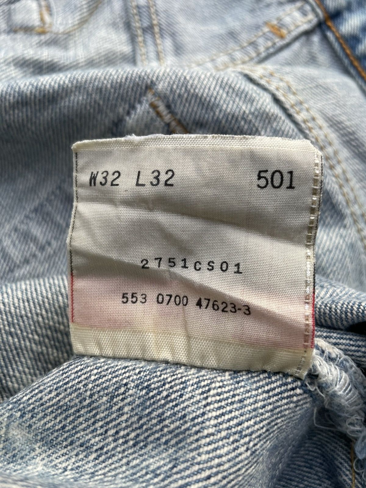 Levi's Levis 501 e 2000 Aging Distressed Denim Size US 32 / EU 48 - 16 Thumbnail