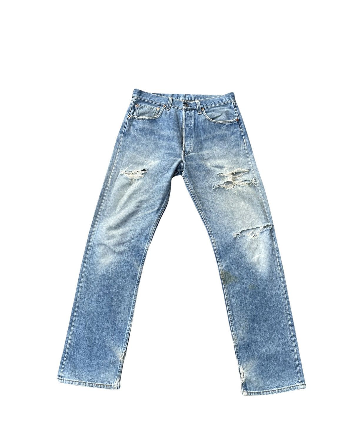 Levi's Levis 501 e 2000 Aging Distressed Denim Size US 32 / EU 48 - 1 Thumbnail