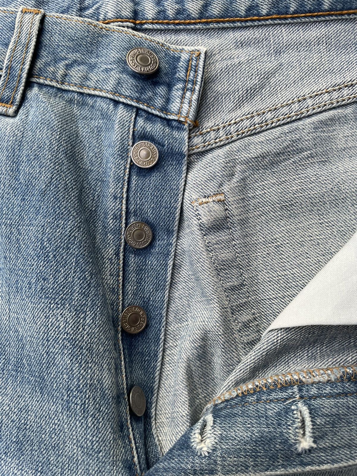 Levi's Levis 501 e 2000 Aging Distressed Denim Size US 32 / EU 48 - 22 Thumbnail