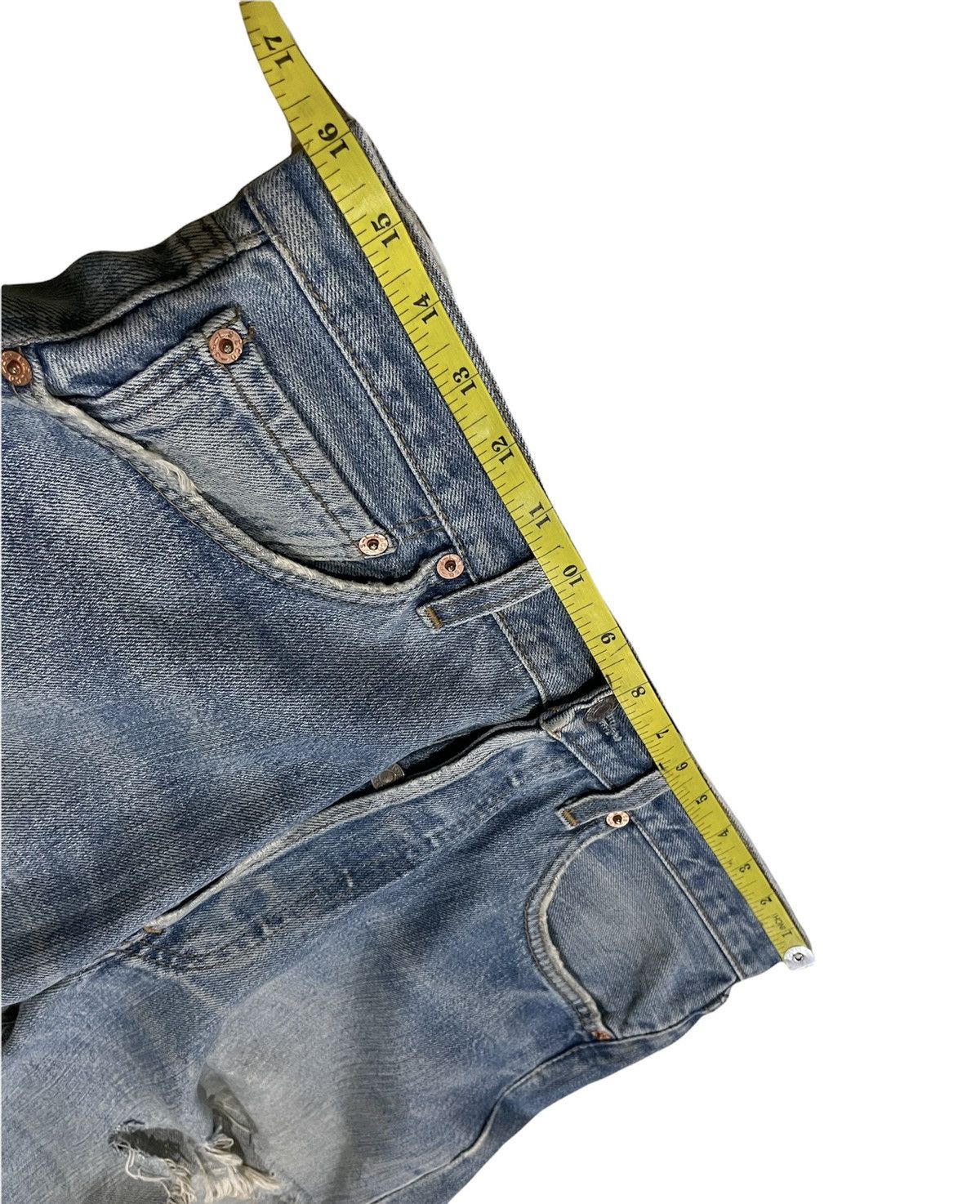 Levi's Levis 501 e 2000 Aging Distressed Denim Size US 32 / EU 48 - 23 Thumbnail