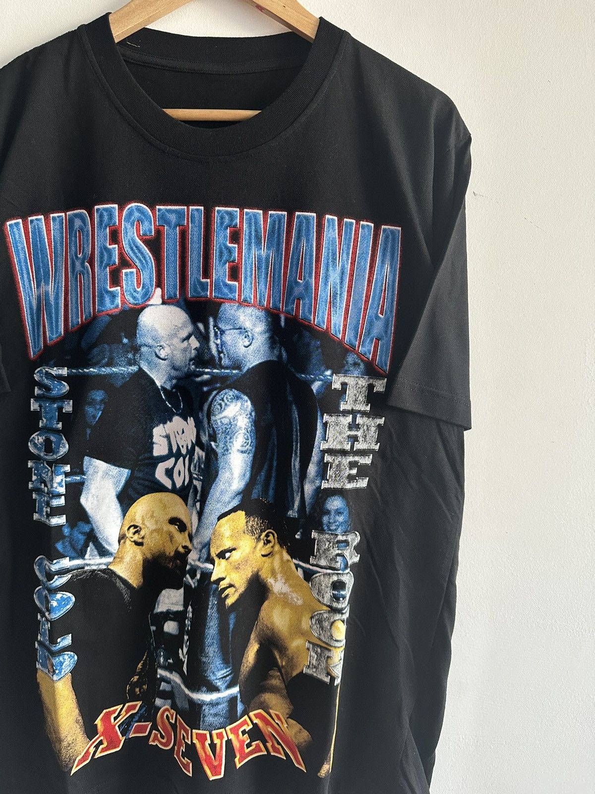 Vintage Wrestlemania Stone Cold The Rock Raptees Wwe