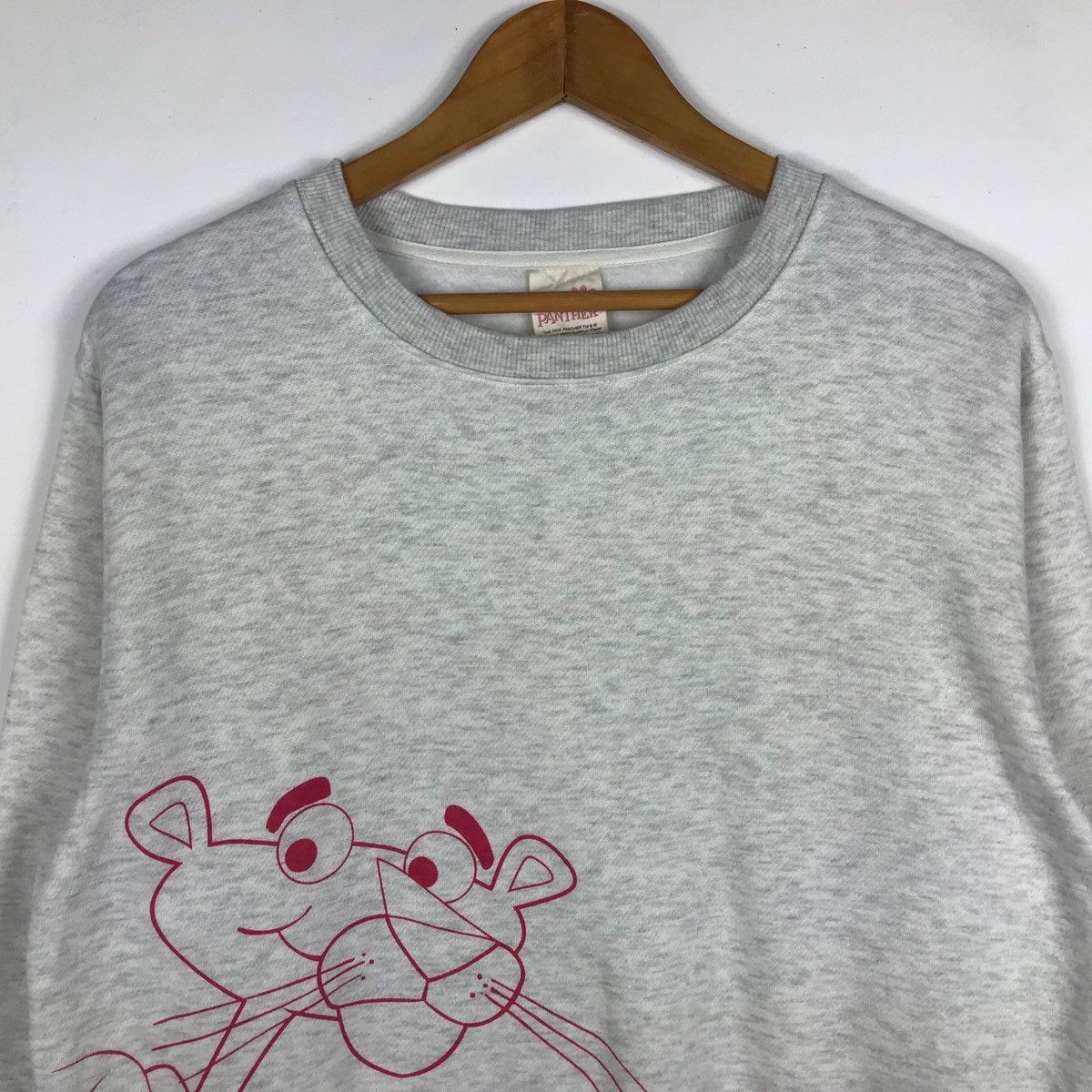 Japanese Brand vintage pink panther big logo jumper pullover sweatshirt Size US M / EU 48-50 / 2 - 2 Thumbnail