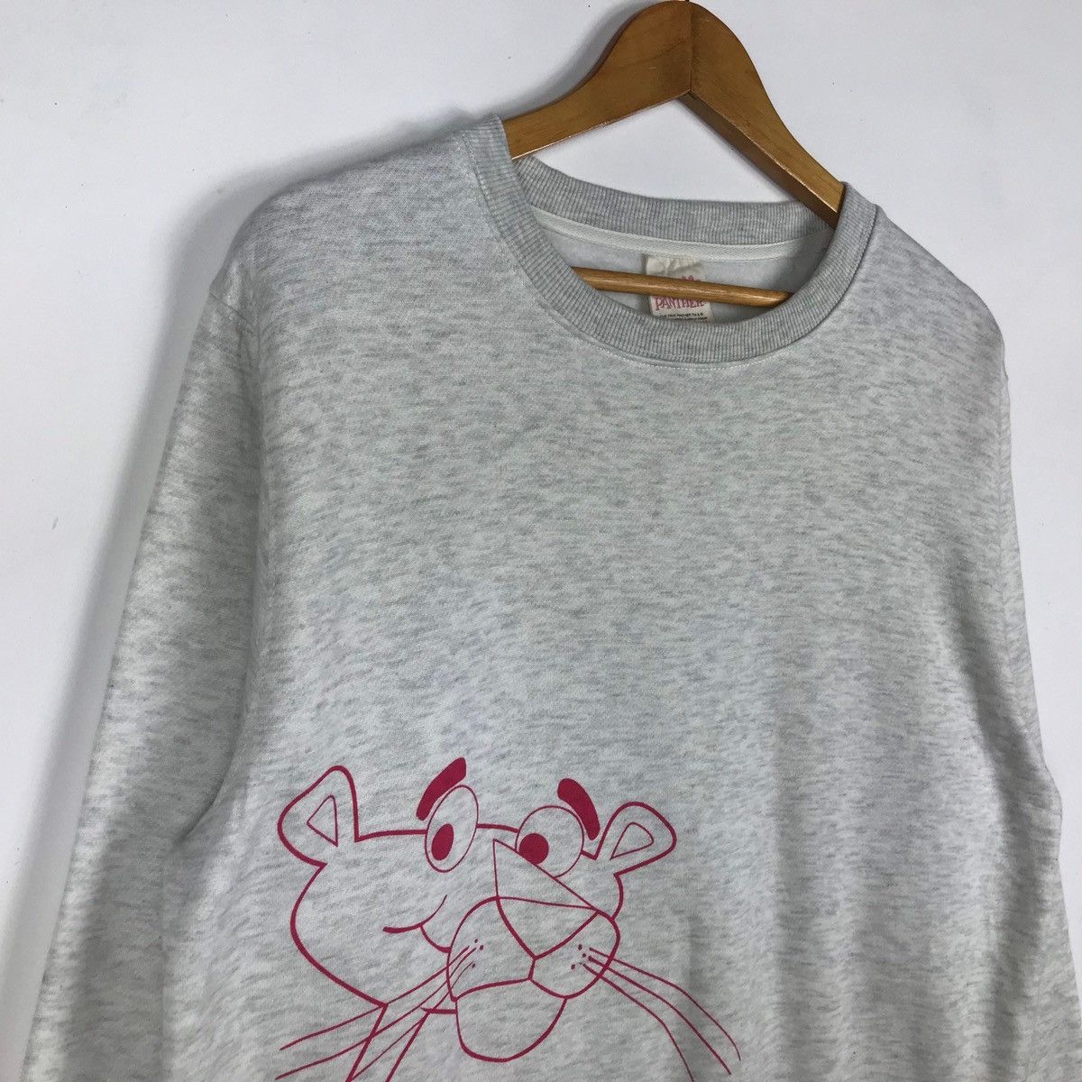 Japanese Brand vintage pink panther big logo jumper pullover sweatshirt Size US M / EU 48-50 / 2 - 3 Thumbnail