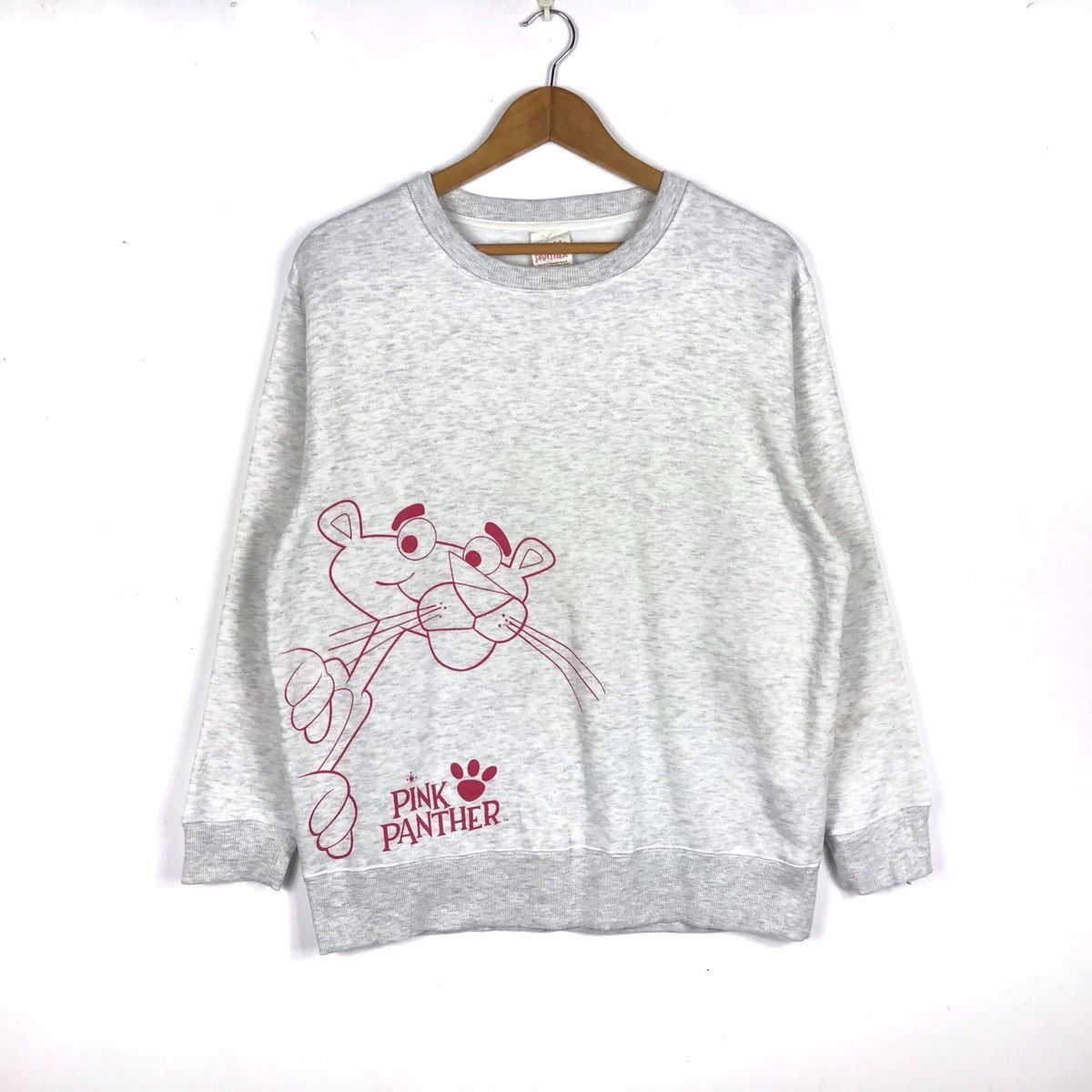 Japanese Brand vintage pink panther big logo jumper pullover sweatshirt Size US M / EU 48-50 / 2 - 1 Thumbnail
