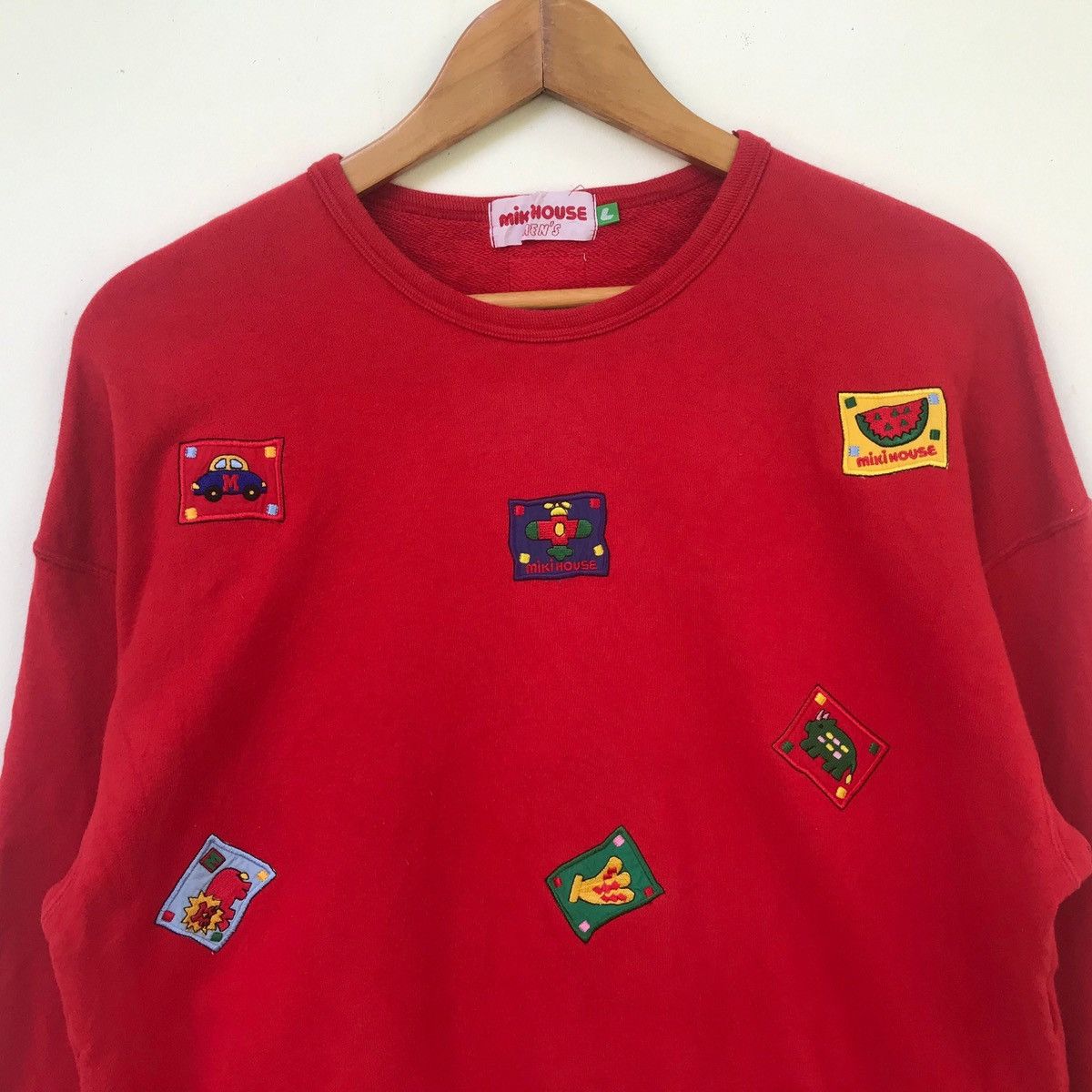 Japanese Brand vintage miki house jumper pullover sweatshirt Size US L / EU 52-54 / 3 - 2 Thumbnail