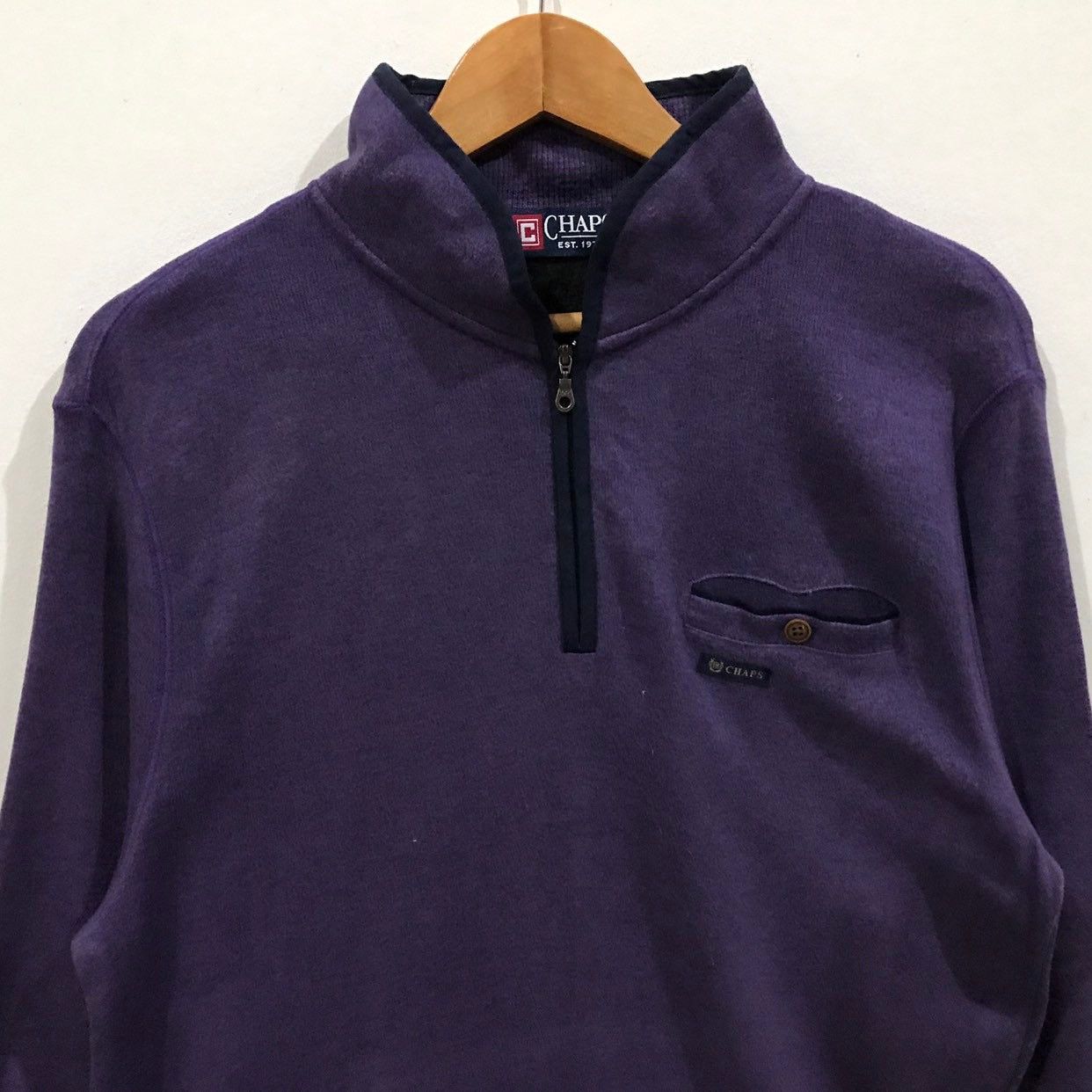 Chaps Ralph Lauren vintage chaps ralph lauren jumper pullover sweatshirt Size US L / EU 52-54 / 3 - 3 Thumbnail